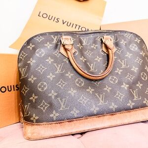 Louis Vuitton Brown Monogram Satchel